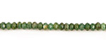 African Jade Faceted Rondelle 4mm