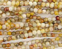 Crazy Lace Agate Round 3mm