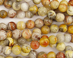 Crazy Lace Agate Round 6mm