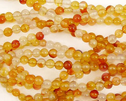 Carnelian (natural) Round 3mm