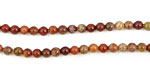 Poppy Jasper Round 3mm