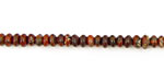 Poppy Jasper Rondelle 4mm