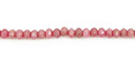 Rhodonite Faceted Rondelle 4mm