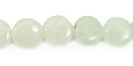 African Prehnite Puff Coin 12mm