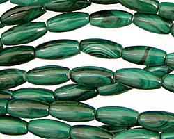 Malachite Rice 12x5mm