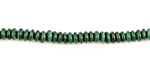 Malachite Rondelle 4mm