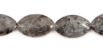 Blue Pearl Horse Eye 19x12mm