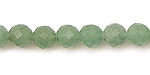Green Aventurine Faceted Round 8mm