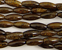 Bronzite Rice 12x5mm