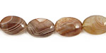 Botswana Agate Flat Oval 14x10mm