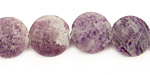 Lapidalite Jasper Faceted Coin 14mm