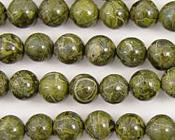 African Green Jasper Round 8mm