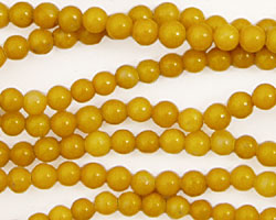 Yellow Jasper Round 4mm