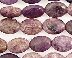 Charoite Flat Oval 14x10mm