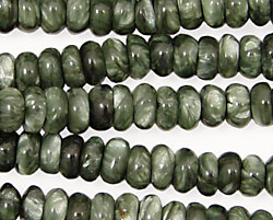 Seraphinite Rondelle 6mm