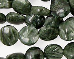 Seraphinite Puff Coin 10mm