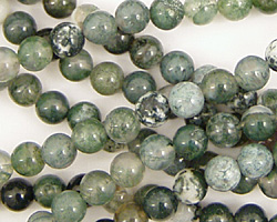 Moss Agate Round 6mm