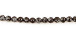 Snowflake Obsidian Round 4mm