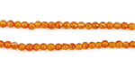 Carnelian (natural-orange) Round 3mm