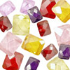 Faceted Pillow (2 hole) Cubic Zirconia