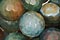 Green & Brown Fire Agate Beads