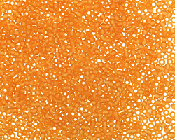 TOHO Transparent Frosted Dark Topaz Round 15/0 Seed Bead