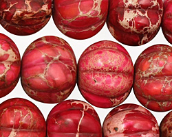 Ruby Impression Jasper Pumpkin 13x16mm