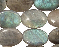 Labradorite Flat Oval 20x15mm