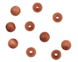 Tagua Nut Caramel Round 6mm