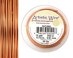 Artistic Wire Natural 20 gauge, 15 yards