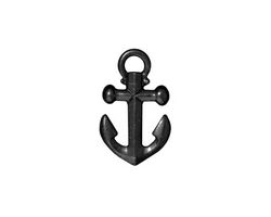 TierraCast Gunmetal Anchor Charm 12x20mm