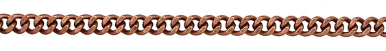 Antique Copper (plated) Large Curb Chain