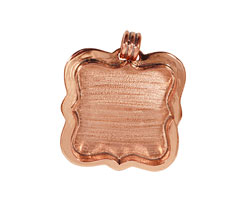 Copper Antique Square Bezel 37mm