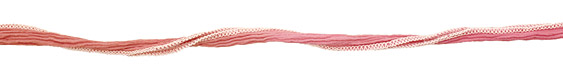 Mocha Pink Blend Hand Dyed 100% Silk Ribbon 1/2"