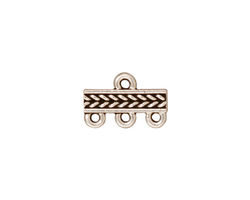TierraCast Antique Silver (plated) Braided 3-1 Link 10x15mm