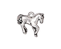 TierraCast Antique Silver (plated) Yearling Charm 20x18mm