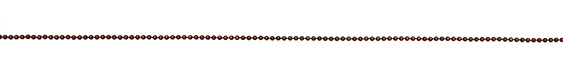 Antique Copper (plated) Diamond Cut Ball Chain