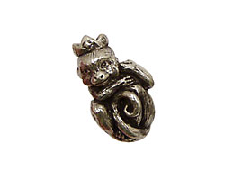 Green Girl Pewter Monkey King 25x13mm