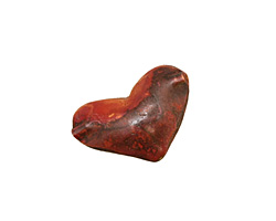 Patricia Healey Copper Small Plain Heart Bead 20x13mm