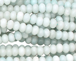 Amazonite Rondelle 4x6mm