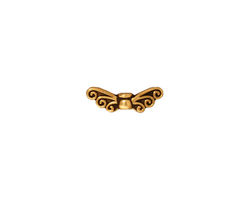 TierraCast Antique Gold (plated) Fairy Wings 5x13mm