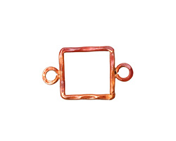 Patricia Healey Copper Small Square Link w/ 2 Loops 25x15mm