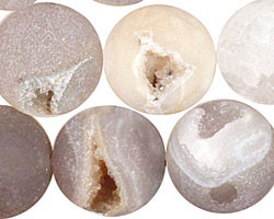Druzy Agate (matte) Round 18mm