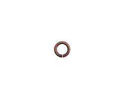 Nunn Design Antique Copper (plated) Textured Jump Ring 6mm