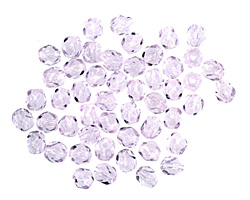 Czech Fire Polished Glass Alexandrite Round 4mm