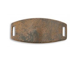 Vintaj Natural Brass Rectangle Blank Connector 45x20mm