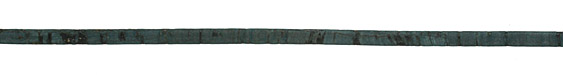 Dark Teal Portuguese Cork Cord Flat 5mm