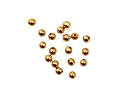 Memory Wire Gold (plated) Round Endcap 3mm