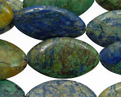 China Chrysocolla Horse Eye 28x16mm