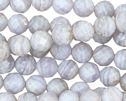 Chalcedony Faceted Round 8mm